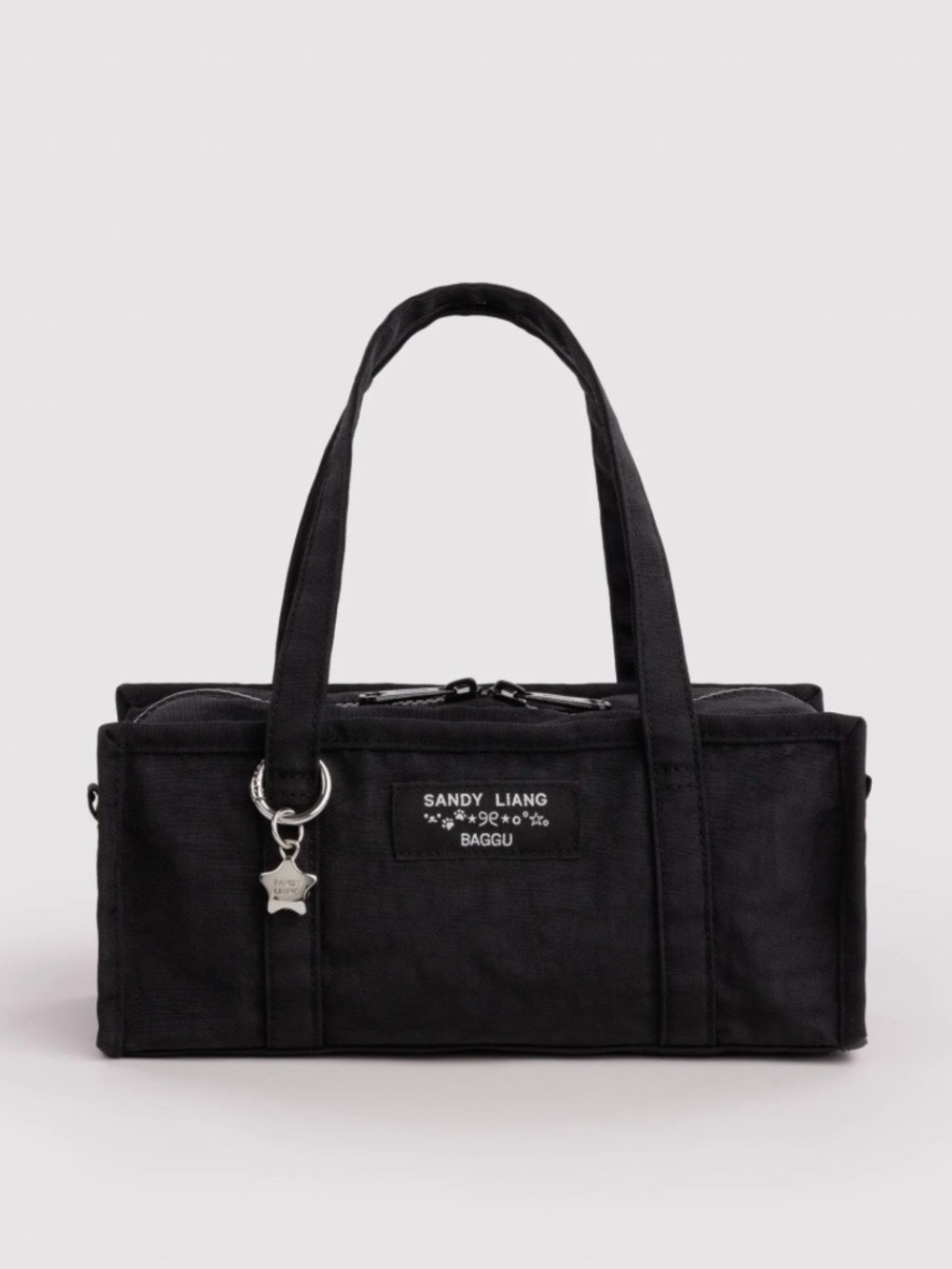 BAGGU X Sandy Liang Mini Nylon Market Black Bag New With Tag
